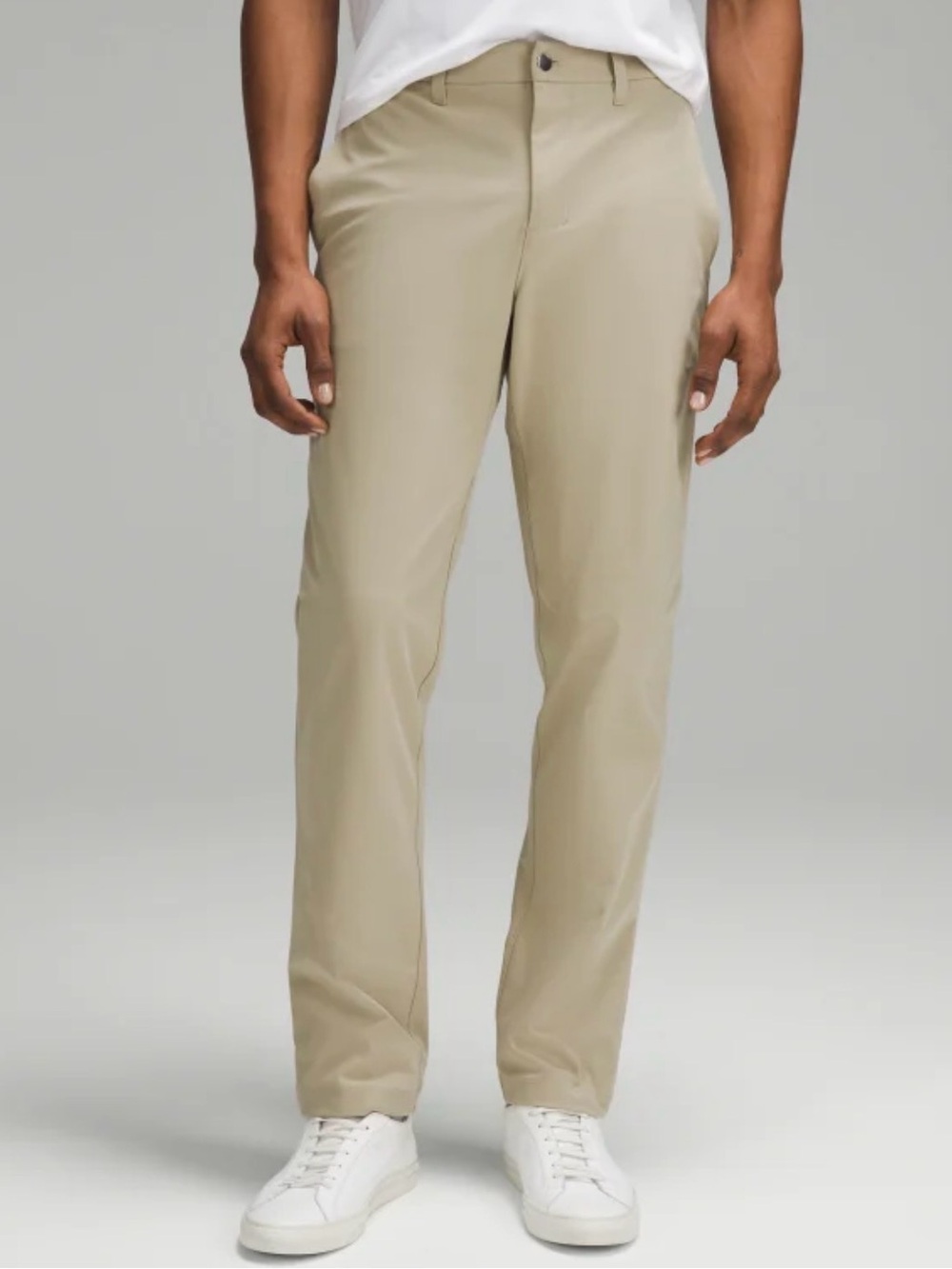 lululemon athletica ABC Men's Khaki Stretch Chinos - Tan